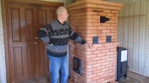 моя новая кирпичная  подовая печь