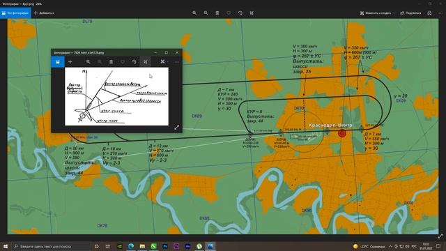 DCS L-39C. Теоретическая подготовка к полету по кругам. Основные навигационные понятия.