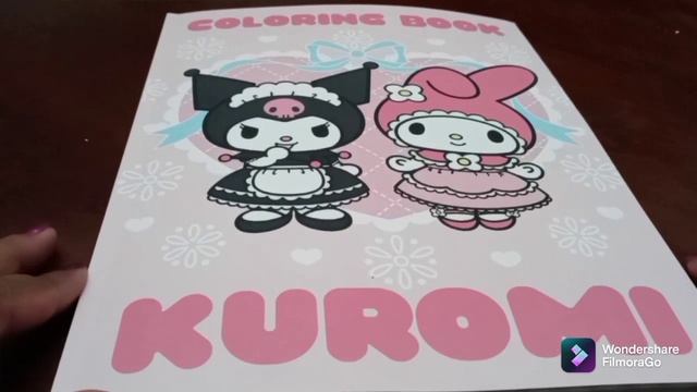 Kuromi coloring book flip through смотреть онлайн