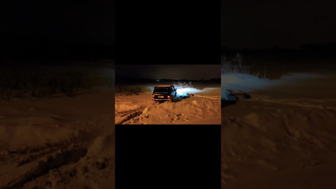 Разбудили старого друга #offroad #зима #нива #снег смотреть онлайн