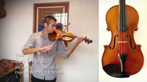 14" Jan Dvorak viola, model 35F, Czech Republic / Brandon Encinas / at the Metzler Violin Shop