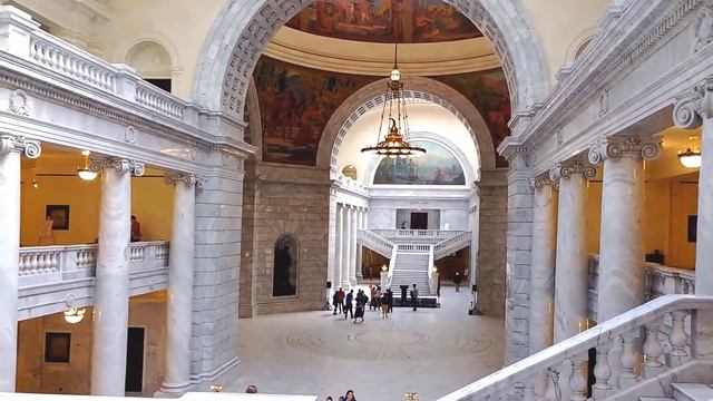 США. ЮТА . Прогулка по Солт Лейк Сити. Капитолий.