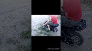 Мини мопед с двигателем от скутера