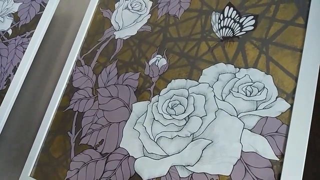 Даня Дунай Декор - картины в интерьер "белые розы" диптих смотреть онлайн