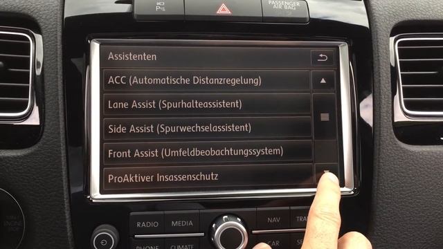 Radio Navigation RNS 850 VW Touareg - Alle Funktionen смотреть онлайн