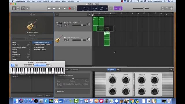 Приложение Маэстро Аккордов создавай свои MIDI аккорды для GarageBand Бас Гитары Фортепиано смотреть онлайн