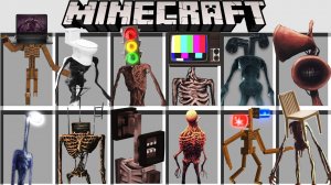 Мод на все виды СИРЕНОГОЛОВЫХ в майнкрафт ! ТРЕВОР ХЕНДЕРСОН SIREN HEAD MINECRAFT