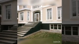 Применение системы ЖИДКИЙ КАМЕНЬ на фасаде коттеджа