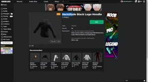 [БЕСПЛАТНЫЕ ВЕЩИ] Как получить HERMITUDE BLACK LOGO ШЛЯПУ и ТОЛСТОВКУ | Roblox