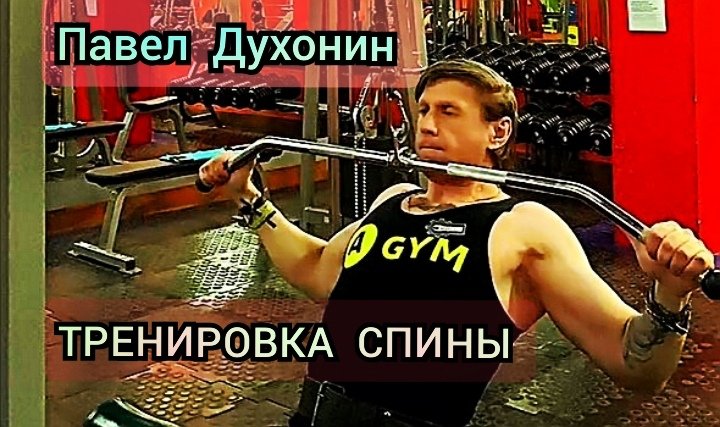 Павел Духонин - Тренировка спины. Канал персональный тренер по фитнесу. Тюмень. Тренинг в Тюмени.