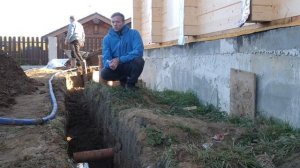 Внешние коммуникации в деревянном доме. Дренаж. Ливневка. Септик.  Строим правильно!