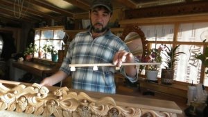 Woodcarving  Резьба по дереву Белочка  Карниз "Золотая осень".