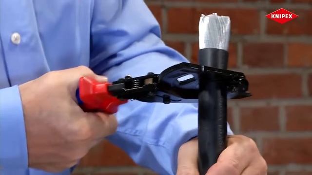 KNIPEX Ножницы для резки кабелей для кабеля со стальным армированием кабель SWA смотреть онлайн