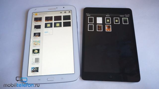 Сравнение iPad mini и Galaxy Note 8.0 (comparison) смотреть онлайн