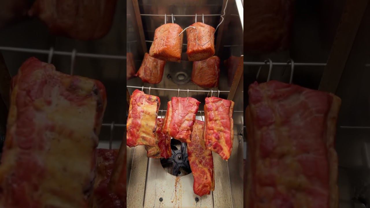 Грудинка горячего копчения. смотреть онлайн