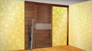 Система раздвижных межкомнатных дверей и шкафов купе без нижней направляющей Raumplus