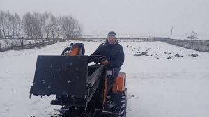 Новый мини-погрузчик, ходовые испытания.