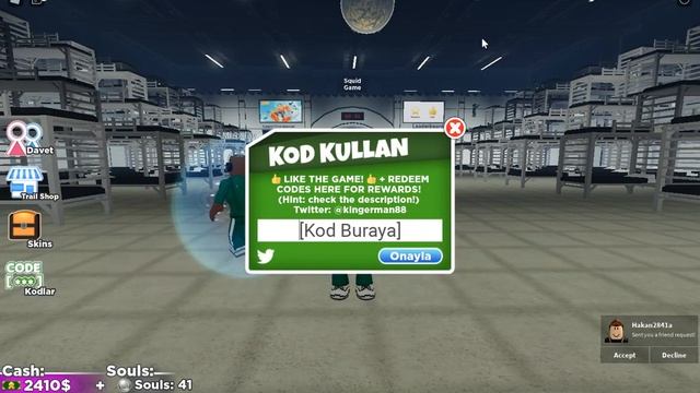 Roblox Squid Game [TÜRKÇE] Tüm kodlar 2021!! смотреть онлайн