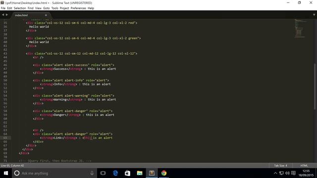 Bootstrap 4 Tutorial 20 Alerts смотреть онлайн