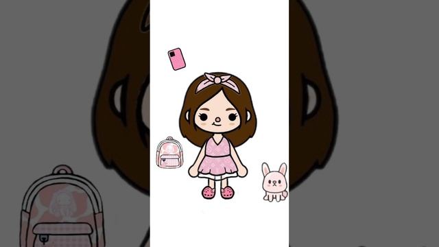 Toca Boca Pink colored clothes #tocaboca #tocalife #toca