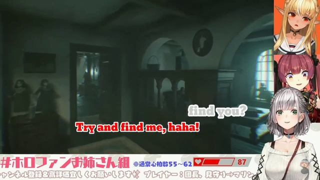 Vtuber Reaction on doll that sounds like Marine in Resident Evil Village смотреть онлайн
