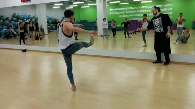 Виталий Савченко, мастер-класс по хореографии contemporary, Самара, 18/02/15 смотреть онлайн
