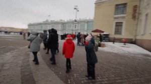 Дневной город в снегу. От Невского до Васьки. Санкт-Петербург. 04.01.2023 г.