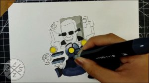 como dibujar a UPGRADED G-MAN 4.0 de SKIBIDI TOILET 67 | draw skibidi toilet G MAN