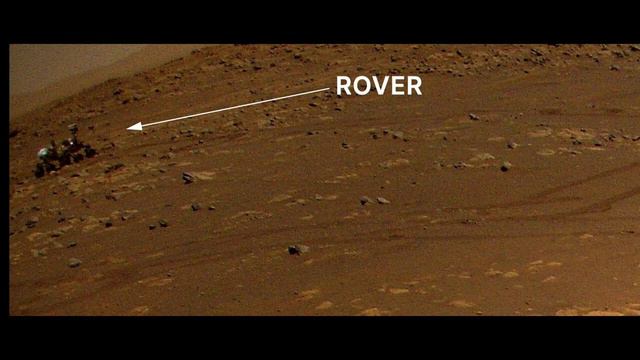 Mars Helicopter Ingenuity captured Images of Perseverance Rover in its 3rd flight !!! смотреть онлайн