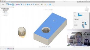 Резьба с фаской (зенковкой) во #Fusion360