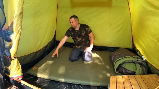 Alexika Family Wide - просторный самонадувающийся коврик смотреть онлайн