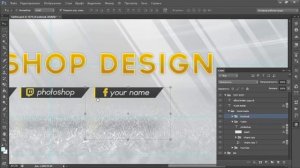 FREE Twitter Header banner template#22 | Photoshop + Tutorial