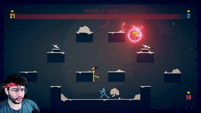 Я пожилой человечек, который стреляет (Stick Fight: The Game) смотреть онлайн