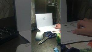 Ноутбук из бумаги рабочий