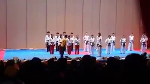 Demonstração conjunta de Taekwondo ITF e WTF. смотреть онлайн
