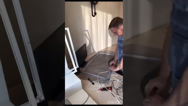 Меняем москитные сетки  ?#готовимдома #москитныесетки #лайфхаки