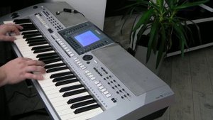 Красивая мелодия на синтезаторе YAMAHA psr-s700