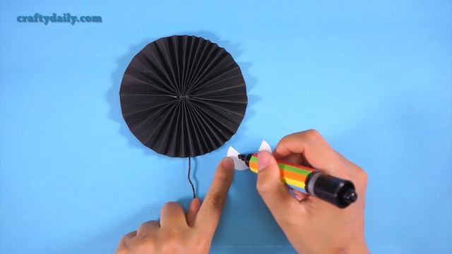 DIY Paper Bat Halloween Decorations | Easy Halloween Crafts for Kids смотреть онлайн