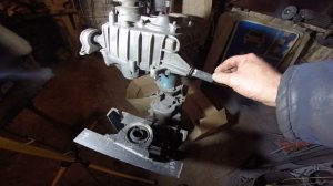 Снятие опоры раздатки Нива