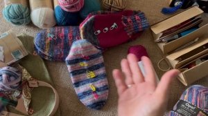 Носочки и рукава для пальчиков или как я провела эту неделю)/вязание