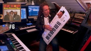 10 cool guitar Riffs - Played on KEYTAR by Glenn Main.