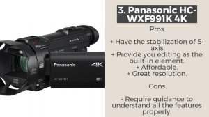 Top 5 Best Camcorders - Best technology picks