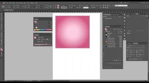 Как создать градиент в Adobe InDesign?