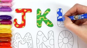 Раскраска для Детей! Английские Буквы!