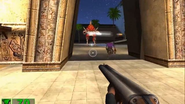 Serious Sam: The First Encounter, Ночные Фивы (ВСЕ СЕКРЕТЫ) часть 3 прохождение