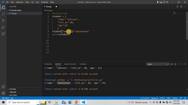 Dictionary in Python | Dictionary Operations | How to create a Dictionary in Python?