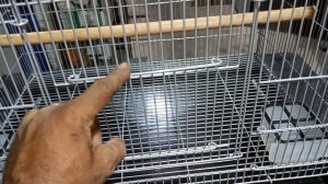 Bird cage heavy duty model, 2 feet silver color, weight 4.2kg contact +919941344041 | #birds #pets