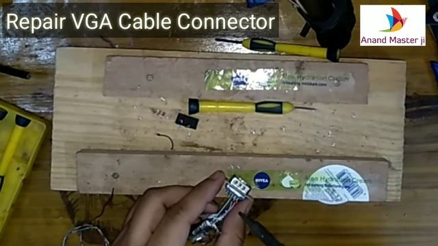 How to Repair VGA Cable Connectors, Useless VGA Cable Again to Repair for Normal Used, Masterji смотреть онлайн