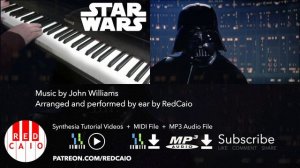 Kylo Ren VS Darth Vader (Piano Battle) Star Wars: The Last Jedi