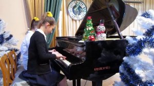 Фортепианный дуэт. Гребенник Юлия , Московина Софья. М. Шмитц " Принцесса танцует вальс"